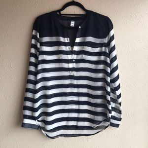 Old Navy Preppy Popover Blouse